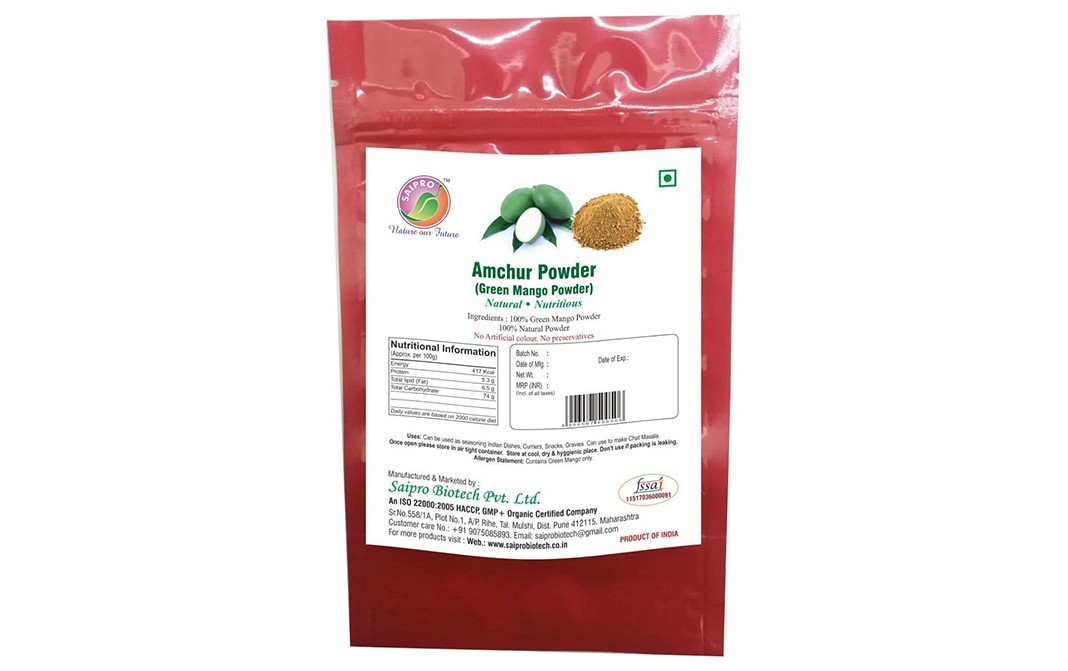 Saipro Amchur Powder (Green Mango Powder)   Pack  250 grams